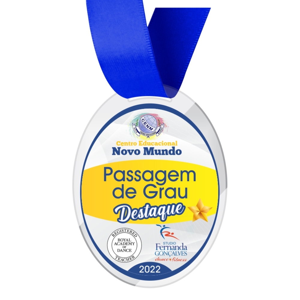 MEDALHA DE ACRÍLICO-MDA11