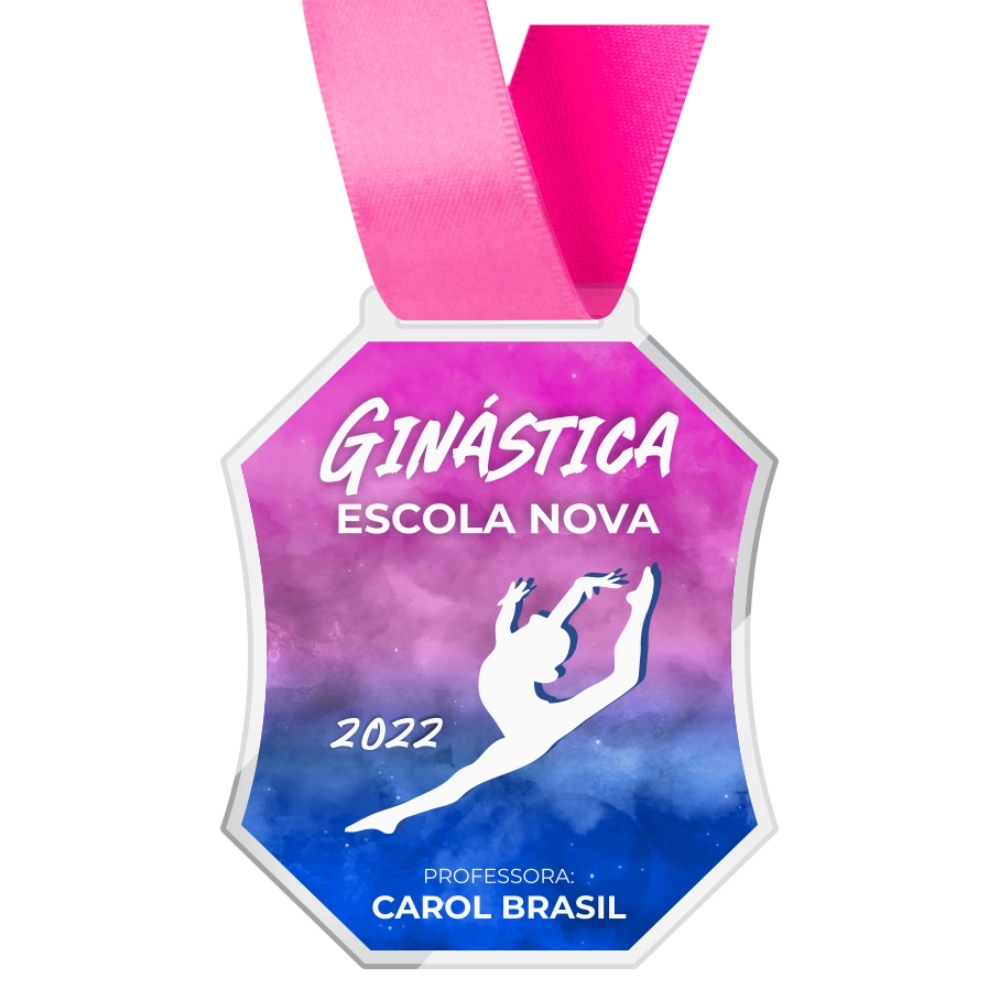 MEDALHA DE ACRÍLICO-MDA12