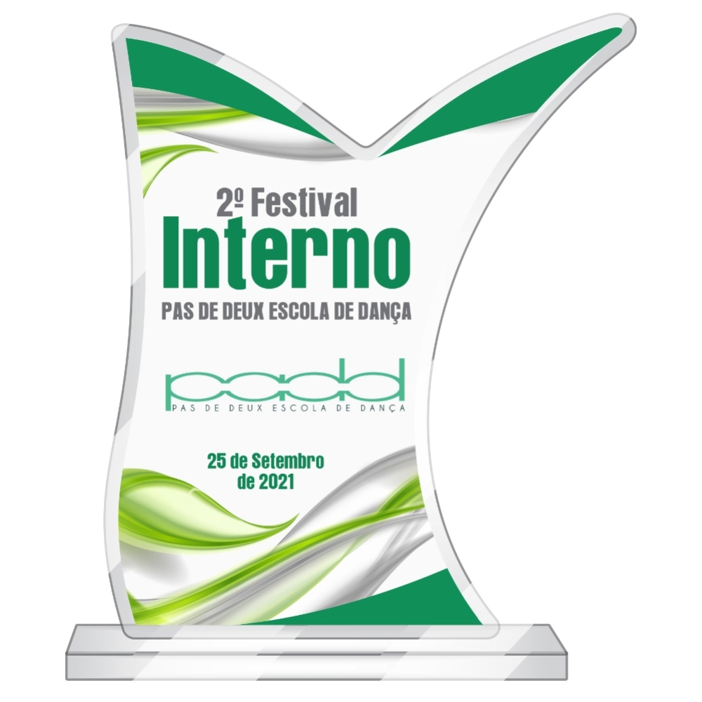 TROFÉU DE ACRÍLICO-TRA37